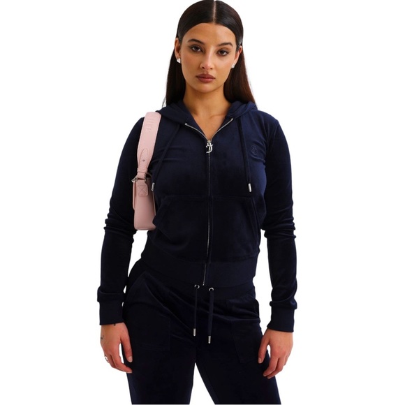 Juicy Couture Pants - Juicy Couture Black Label Robertson Velour Tracksuit (Jacket & Pants)